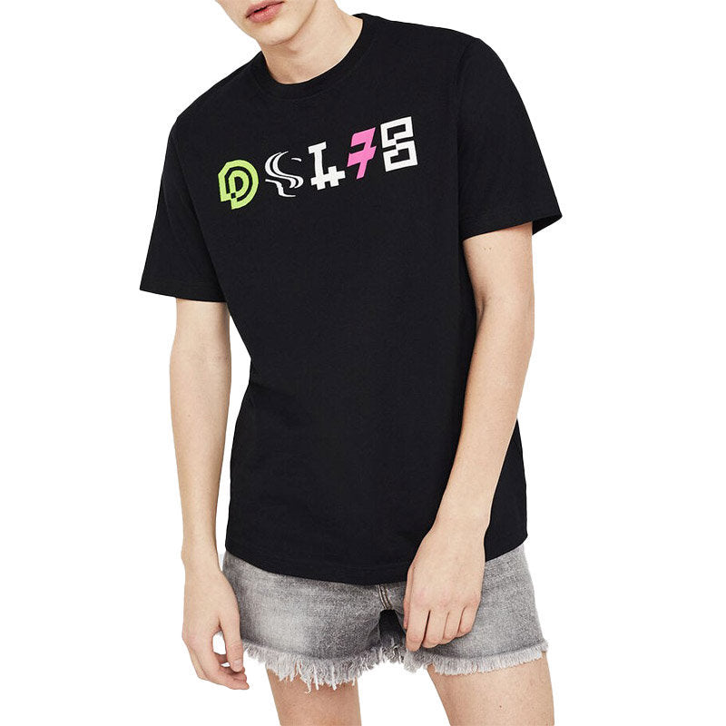 DIESEL T JUST Y17 Mens T Shirt Short Sleeve Crew Neck Casual Summer Cotton Tees