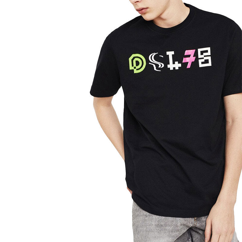 DIESEL T JUST Y17 Mens T Shirt Short Sleeve Crew Neck Casual Summer Cotton Tees