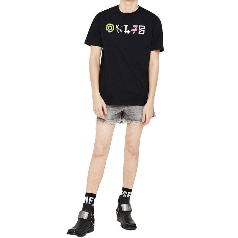 DIESEL T JUST Y17 Mens T Shirt Short Sleeve Crew Neck Casual Summer Cotton Tees