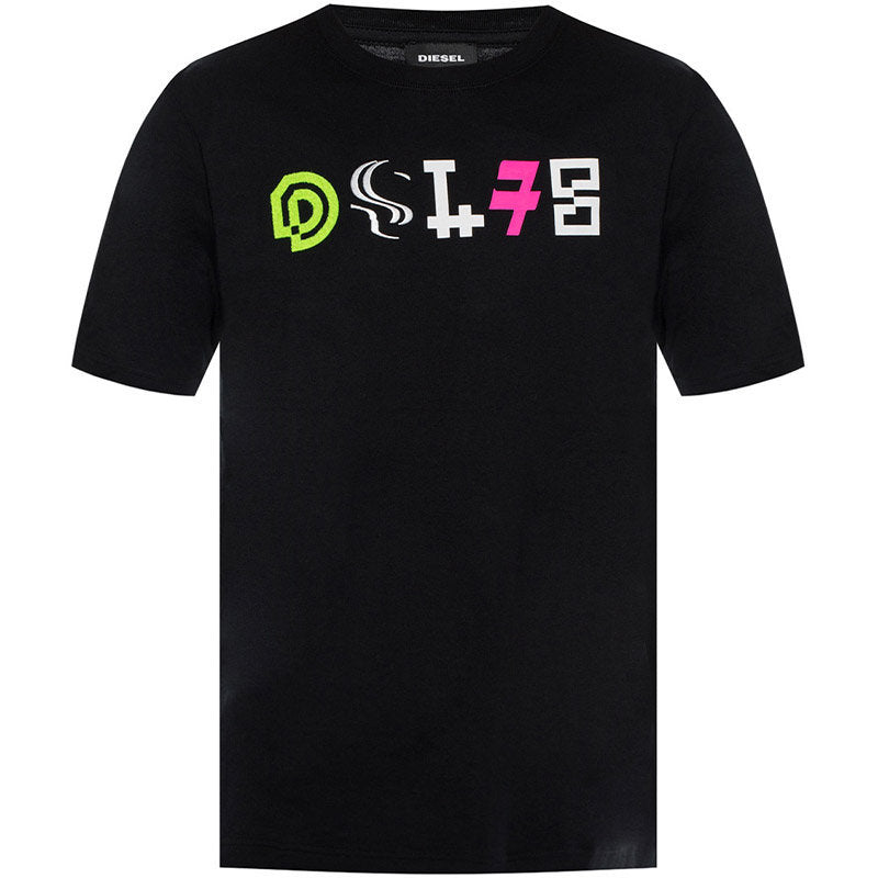 DIESEL T JUST Y17 Mens T Shirt Short Sleeve Crew Neck Casual Summer Cotton Tees