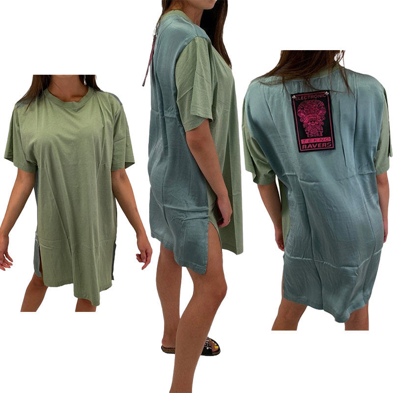 DIESEL T GRACE Womens Dress Round Neck Long Dress Regular Fit Casual Tops