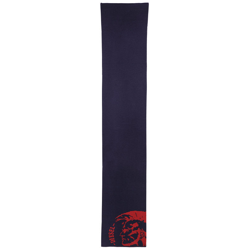 DIESEL K-DUBOO Mens Scarf Winter Shawl Wrap Casual Gents Scarves Muffler Navy