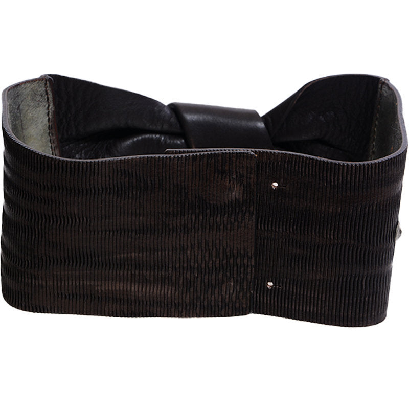 DIESEL BURIELLE Womens Belts Genuine Cow Leather Vintage Ladies Bow Waist Belts