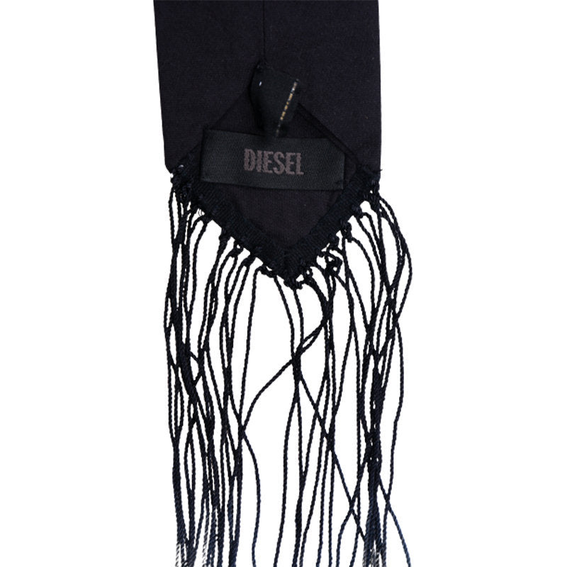 DIESEL SNEHA Mens Tie Binder Classic Formal Wedding Self Tied Made In Italy