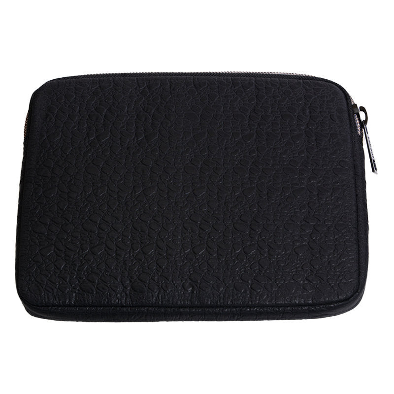 DIESEL CROCK MOOD Mens I-Pad Carry Case Synthetic Zipper Casual Mini Bag Black