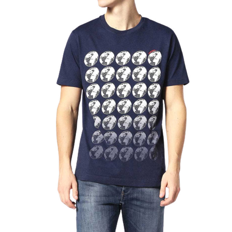 DIESEL T JOE SC Mens T Shirt Crew Neck Regular Slim Fit Casual Summer Cotton Tee