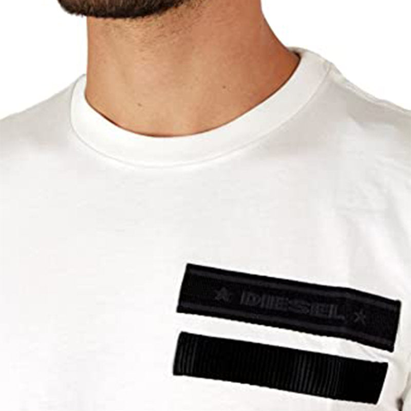 DIESEL T PATROL Mens T Shirt Short Sleeve Crew Neck Casual Summer Cotton Tees