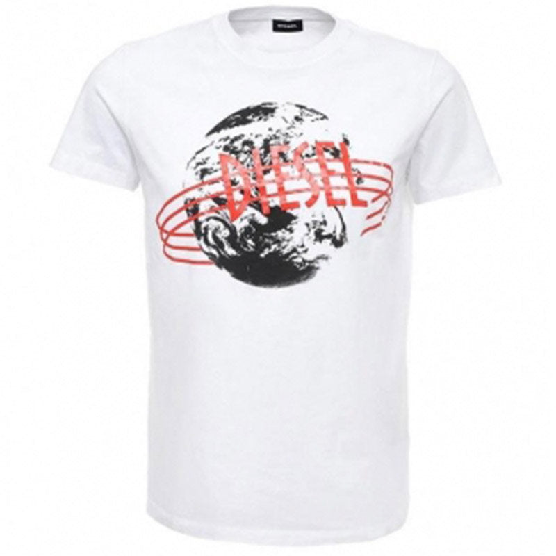 DIESEL T DIEGO NC Mens T Shirt Short Sleeve Crew Neck Casual Summer Cotton Tees