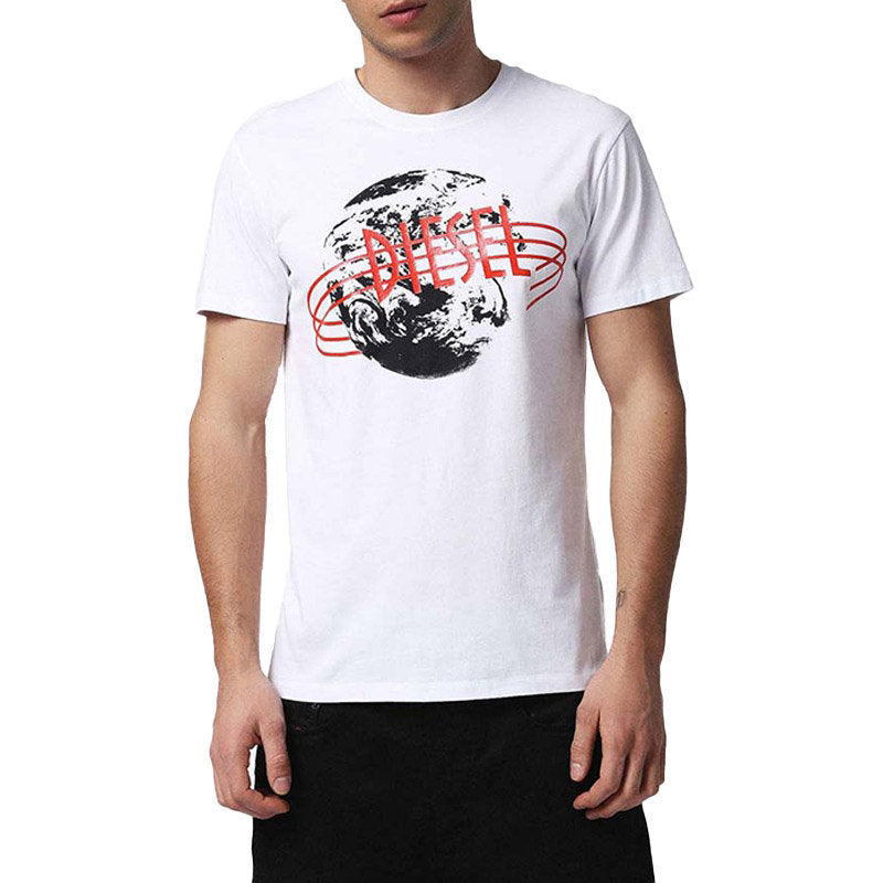 DIESEL T DIEGO NC Mens T Shirt Short Sleeve Crew Neck Casual Summer Cotton Tees