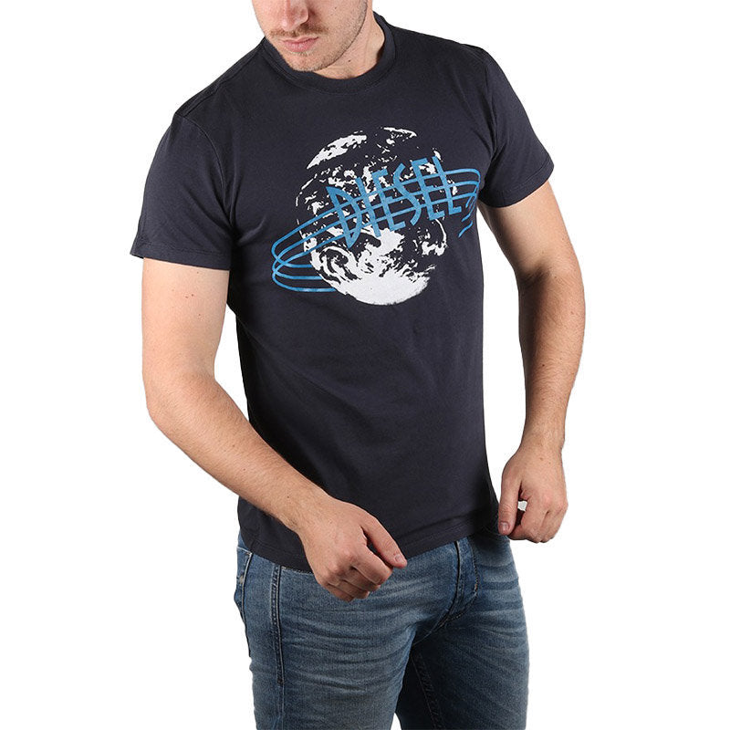 DIESEL T DIEGO NC Mens T Shirt Short Sleeve Crew Neck Casual Summer Cotton Tees