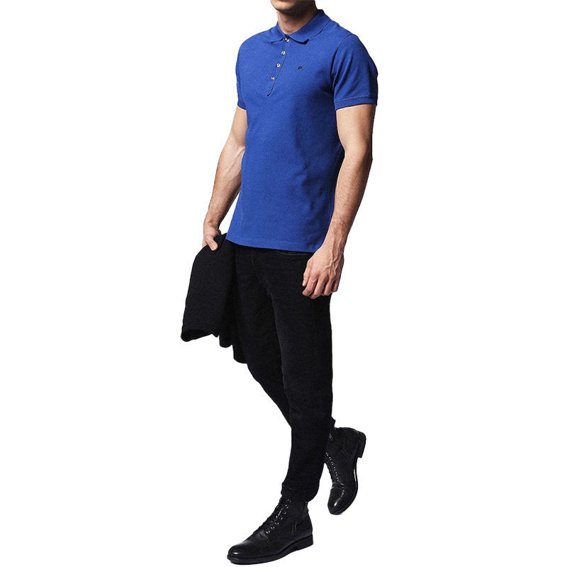 DIESEL T HEAL Mens Polo Shirt Short Sleeve Casual Summer Outwear Golf Cotton Tee