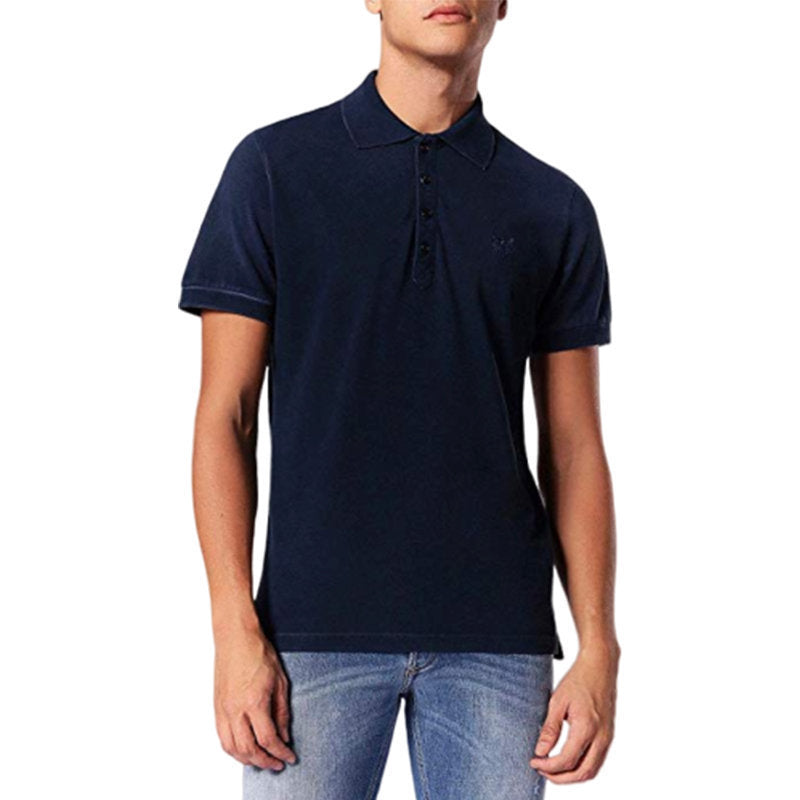 DIESEL T NIGHT Mens Polo Shirt Short Sleeve Collar Neck Casual Summer Cotton Tee