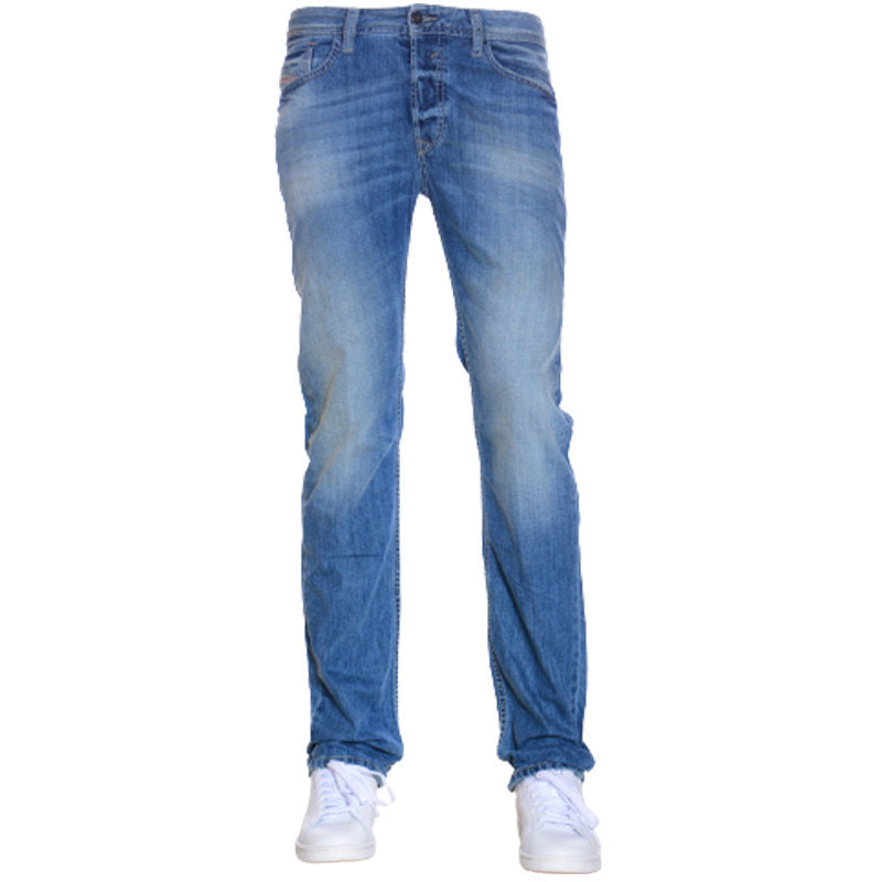 DIESEL WAYKEE 0840L Mens Jeans Denim Regular Straight Fit Casual Trousers Cotton