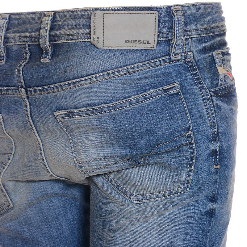 DIESEL WAYKEE 0840L Mens Jeans Denim Regular Straight Fit Casual Trousers Cotton