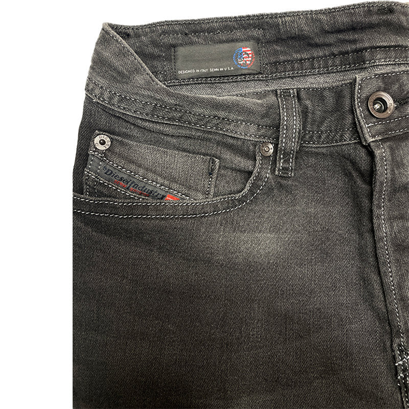 DIESEL BUSTER U822R Mens Denim Jeans Casual Stretch Regular Slim Tapered Trouser