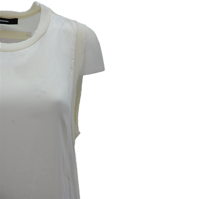 DIESEL T HEIKA Womens Dress T-Shirt Vest Round Neck Sleeveless Casual Tank Top