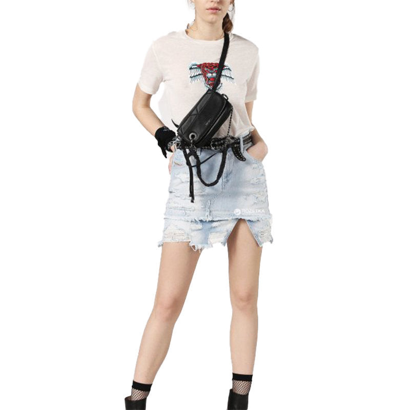 DIESEL T SILY P Womens T Shirt Crew Neck Short Sleeves Regular Fit Casual Top