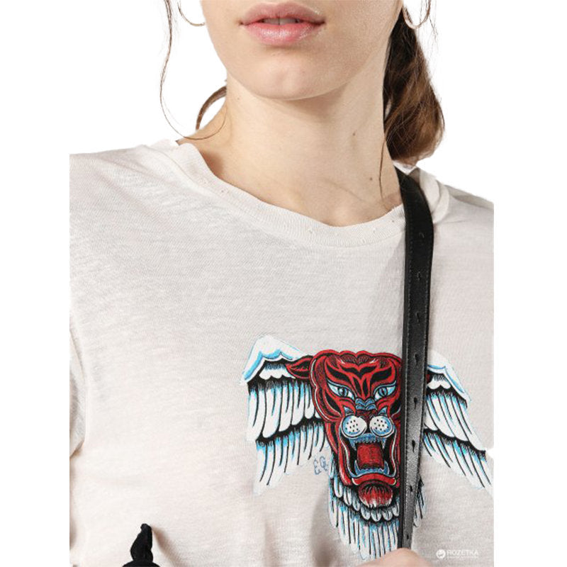 DIESEL T SILY P Womens T Shirt Crew Neck Short Sleeves Regular Fit Casual Top