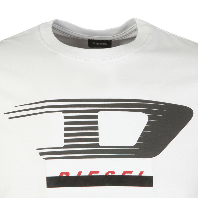 DIESEL T JUST Y4 Mens T Shirt Crew Neck Short Sleeve Casual Cotton Tee