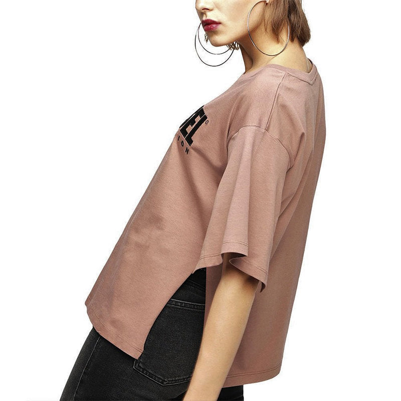 DIESEL T JACKY D Womens T Shirt Crew Neck Short Sleeve Top Casual Summer Tee