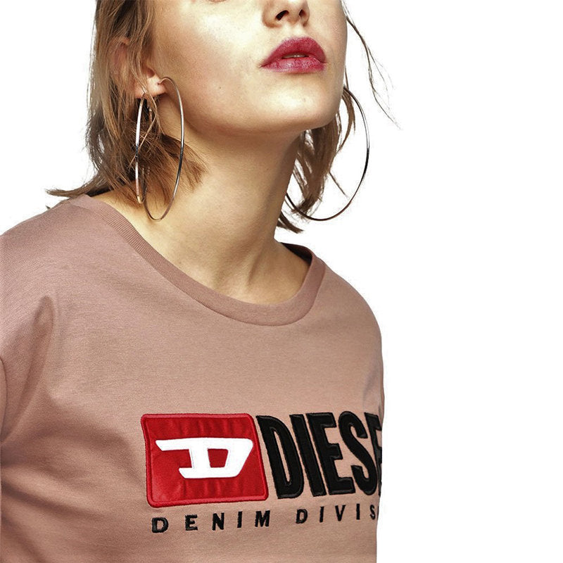 DIESEL T JACKY D Womens T Shirt Crew Neck Short Sleeve Top Casual Summer Tee