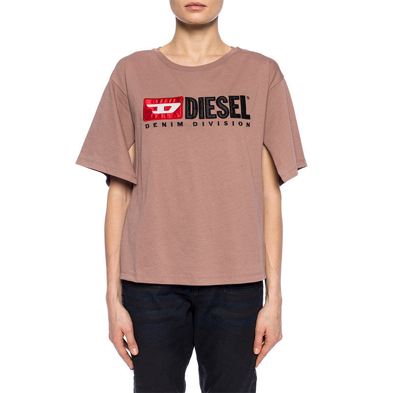 DIESEL T JACKY D Womens T Shirt Crew Neck Short Sleeve Top Casual Summer Tee