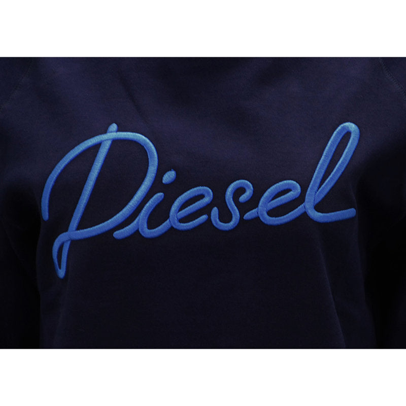 DIESEL F GERTRUDE Womens Sweatshirts Crew Neck Ribbed Casual Pullover Jumper Top