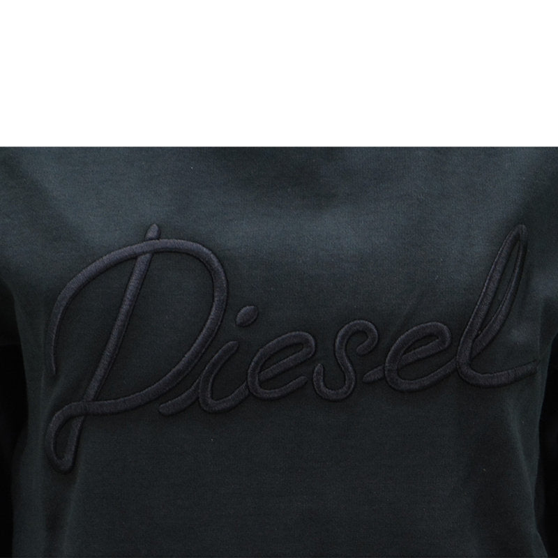 DIESEL F GERTRUDE Womens Sweatshirts Crew Neck Ribbed Casual Pullover Jumper Top