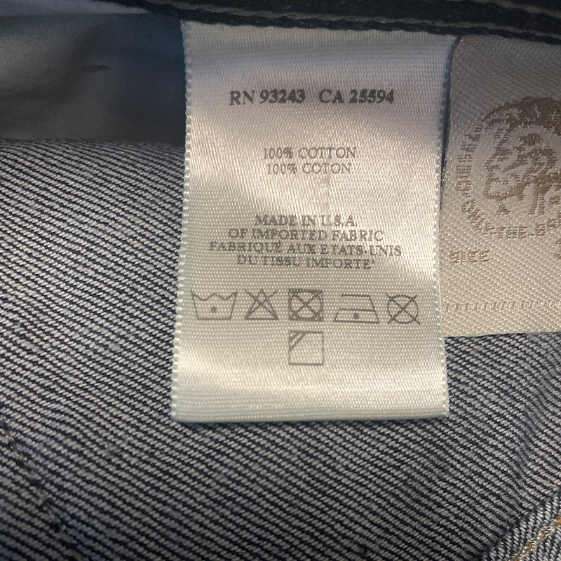 DIESEL VIKER ORUS7 Mens Jeans Regular Fit Casual Cotton Denim Pants Dark Blue