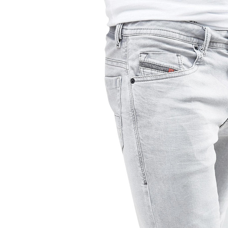 DIESEL THOMMER 0684I Mens Jeans Denim Stretch Slim Fit Casual Trousers Grey