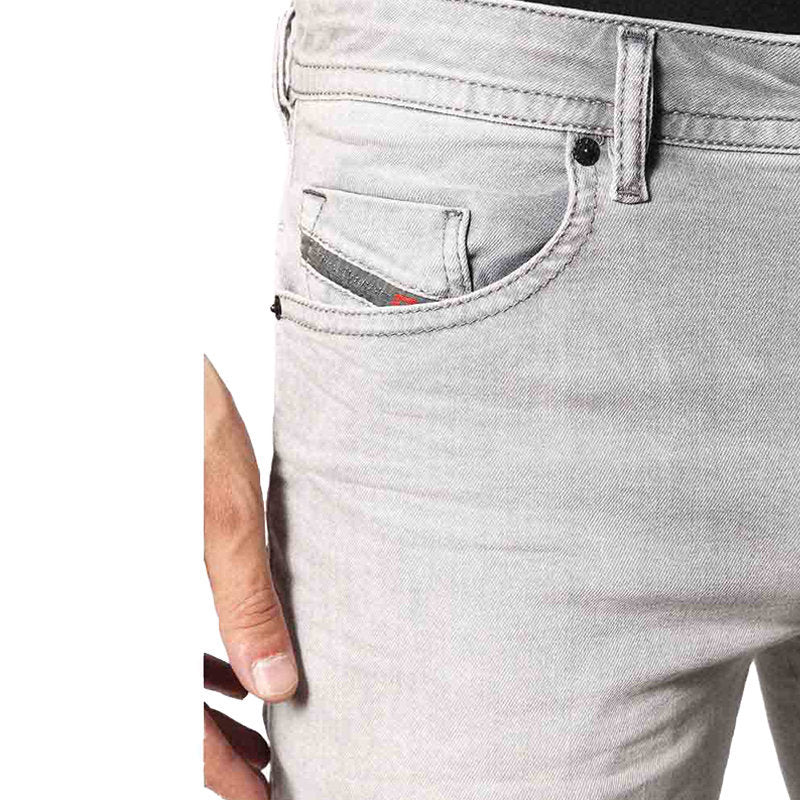 DIESEL THOMMER 0684I Mens Jeans Denim Stretch Slim Fit Casual Trousers Grey