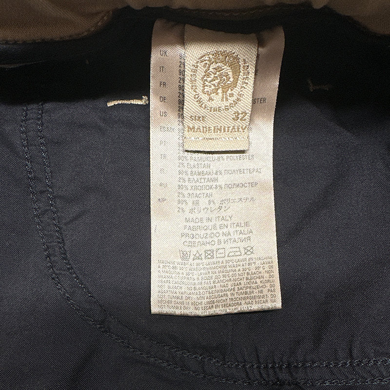 DIESEL KROOLEY NE 0670M Mens Denim Jeans Regular Fit Tapered Sweat Jogg Pant