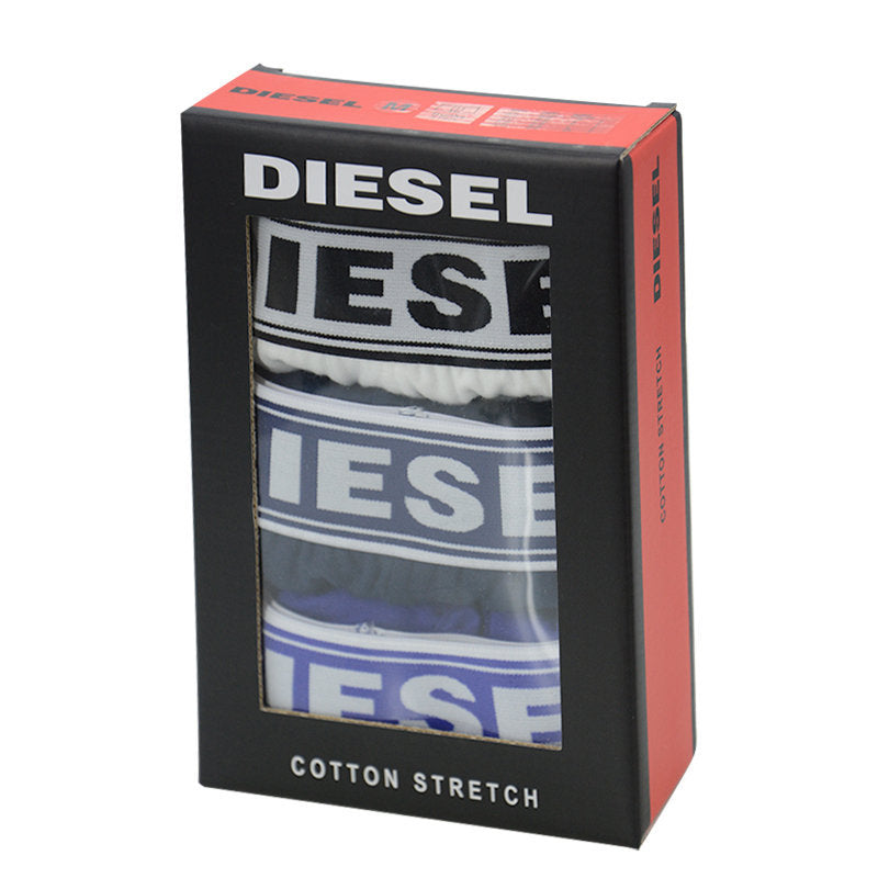 DIESEL Mens Boxer Trunks Stretch 3 Pack Boxer Shorts High Quality Underwear GIFT