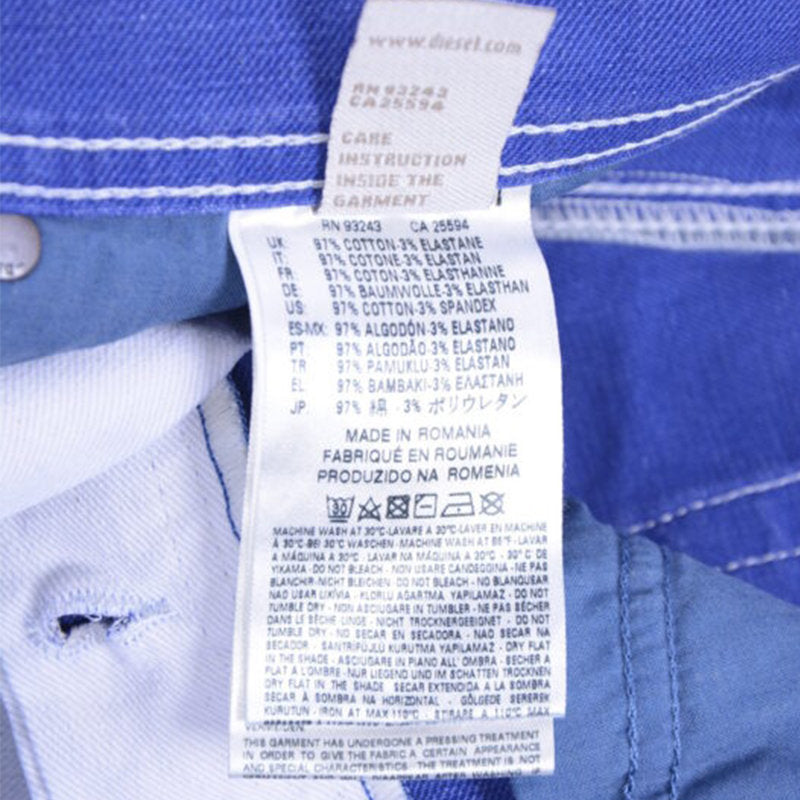 DIESEL TEPPHAR 003V6 Mens Denim Jeans D.N.A Slim Fit Stretch Carrot Leg Pant W36