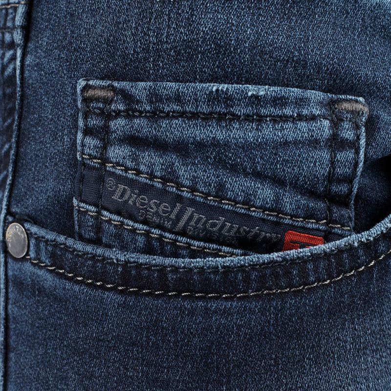 DIESEL GRUPEE NE 0848K Womens Denim Jeans Slim Fit Skinny Casual Blue Jogg Pants