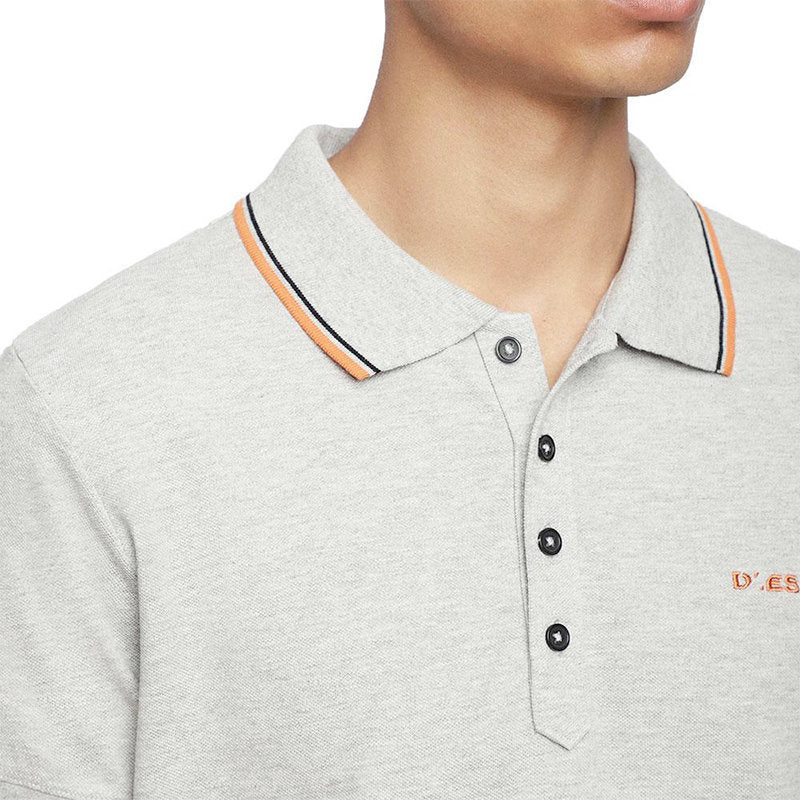 DIESEL T RANDY BROKEN Mens Polo T Shirts Short Sleeve Classic Cotton Golf Tee S