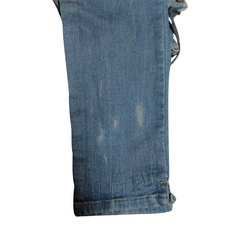 DIESEL GRUPEE NE 0837T Womens Denim Jeans Slim Fit Distressed Sweat Pants Defect