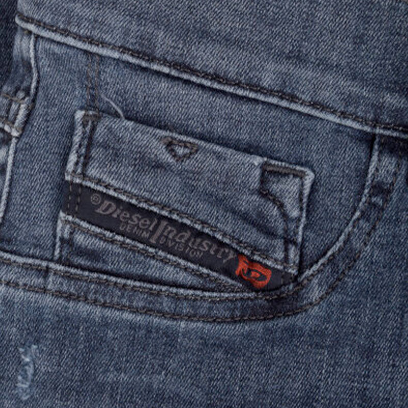 DIESEL LIVIER-S 0687L Womens Denim Jeans Skinny Slim Fit Jegging Stretch Faded