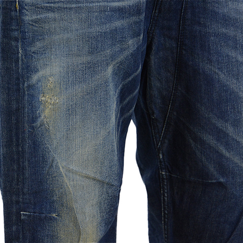 DIESEL TRUCKTER 0837A Mens Jeans Relaxed Fit Carrot Leg Casual Blue Denim Pants