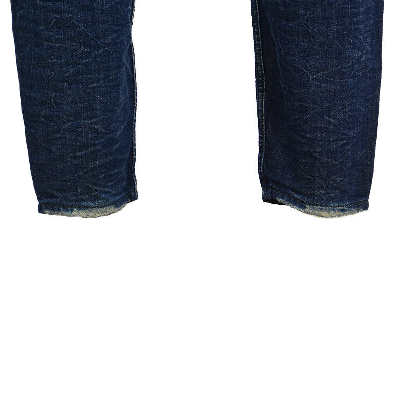 DIESEL TRUCKTER 0837A Mens Jeans Relaxed Fit Carrot Leg Casual Blue Denim Pants