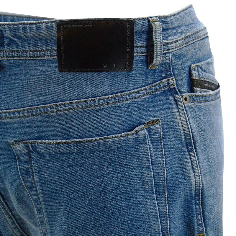 DIESEL BLACK GOLD TYPE 2831 BG8G8 Mens Denim Jeans Button Fly Blue Casual Pants