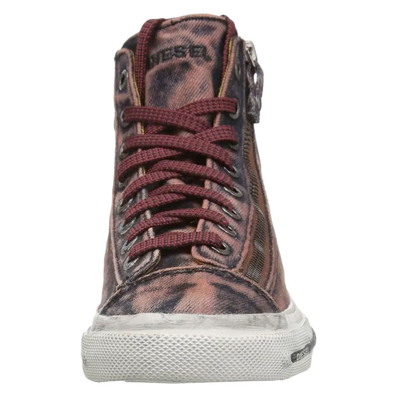 DIESEL EXPO ZIP Womens High Top Trainers Lace Up Casual Denim Sneakers Gym Shoes