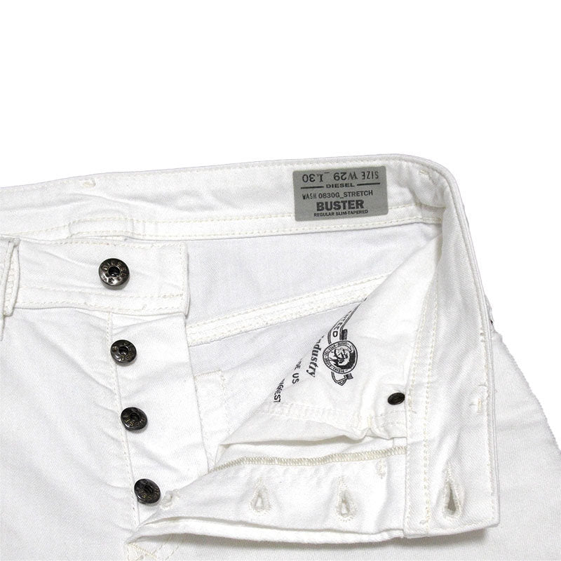 DIESEL BUSTER 0830G Mens Denim Jeans Casual Stretch Regular Slim Tapered Trouser