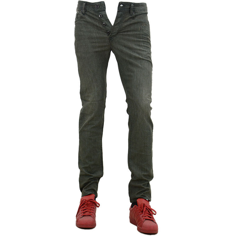 DIESEL BUSTER 0845K Mens Denim Jeans Casual Stretch Regular Slim Tapered Trouser