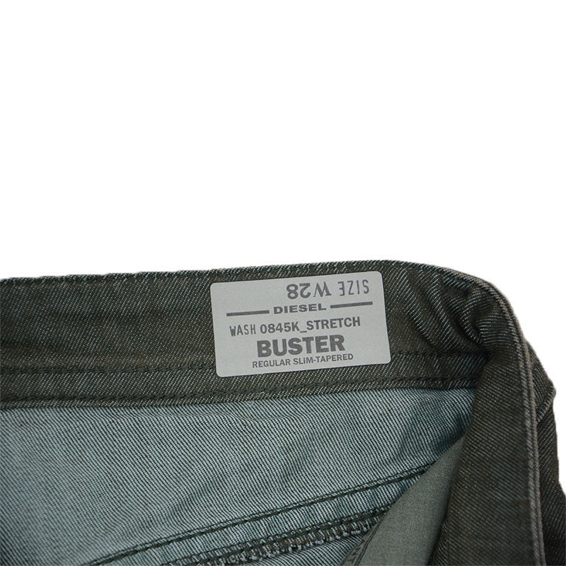 DIESEL BUSTER 0845K Mens Denim Jeans Casual Stretch Regular Slim Tapered Trouser