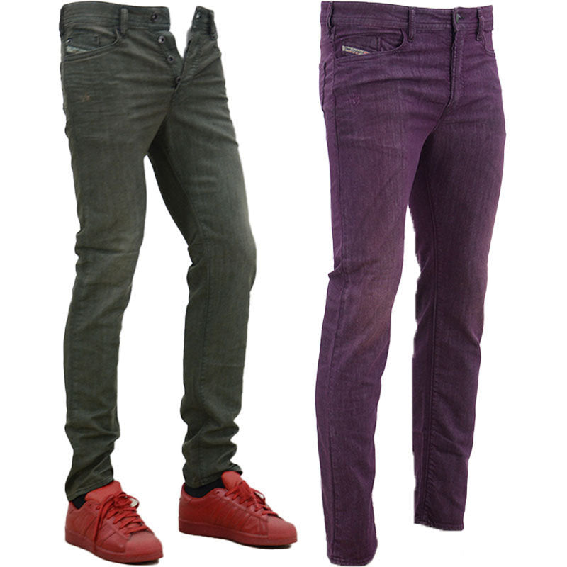 DIESEL BUSTER 0845K Mens Denim Jeans Casual Stretch Regular Slim Tapered Trouser