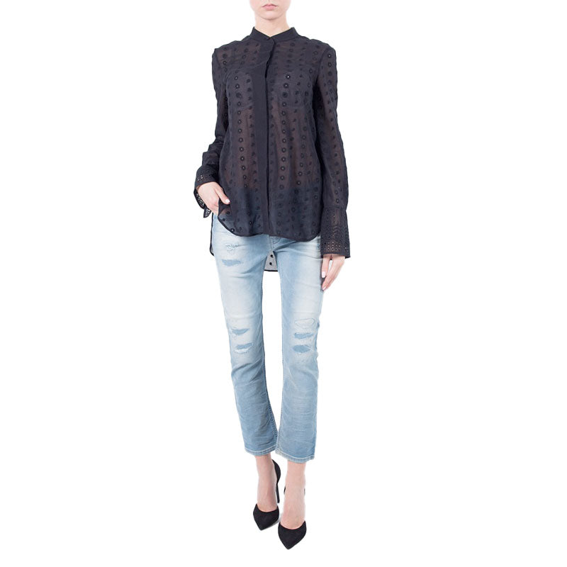 DIESEL RIZZO NE 0673M Womens Denim Jeans Tapered Leg Stretch Sweat Jogg Pants