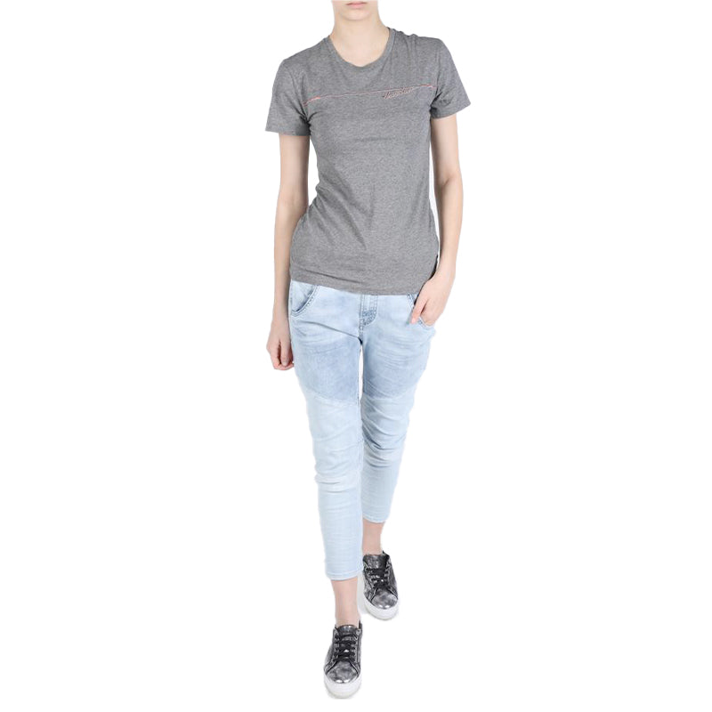 DIESEL FAYZA-NE 0682U Womens Denim Jeans Tapered Leg Stretch Cropped Jogg Pants