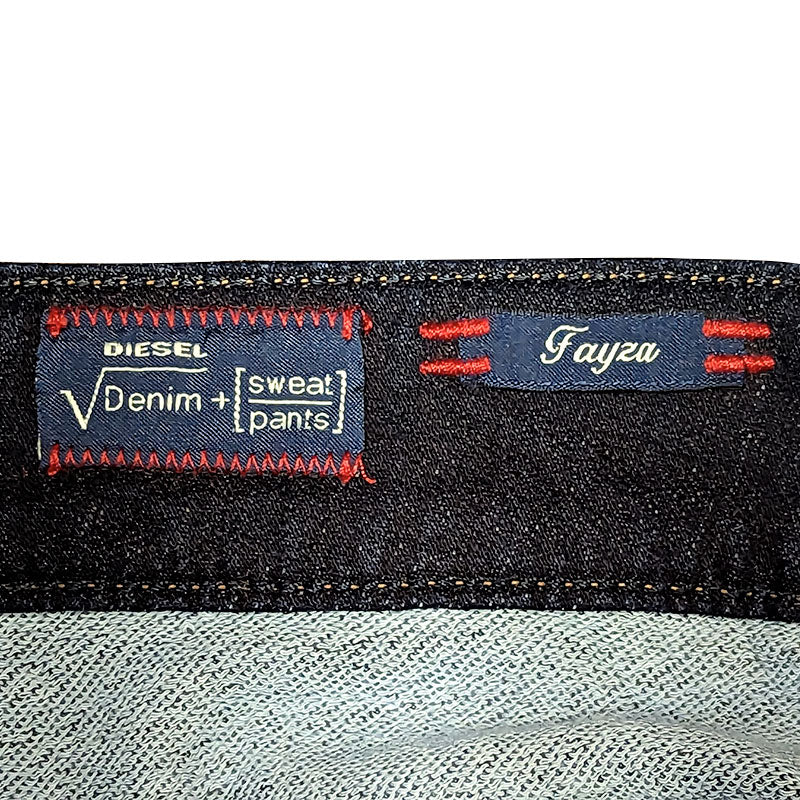 DIESEL FAYZA-NE 0600V Womens Jeans Cropped Leg Stretchy Denim Jogg Pants Defect