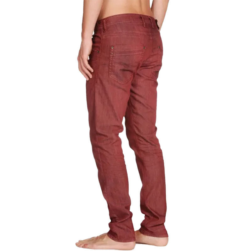 DIESEL KRAYVER 0819D Mens Jeans Denim Stretch Regular Slim Fit Purple Trousers